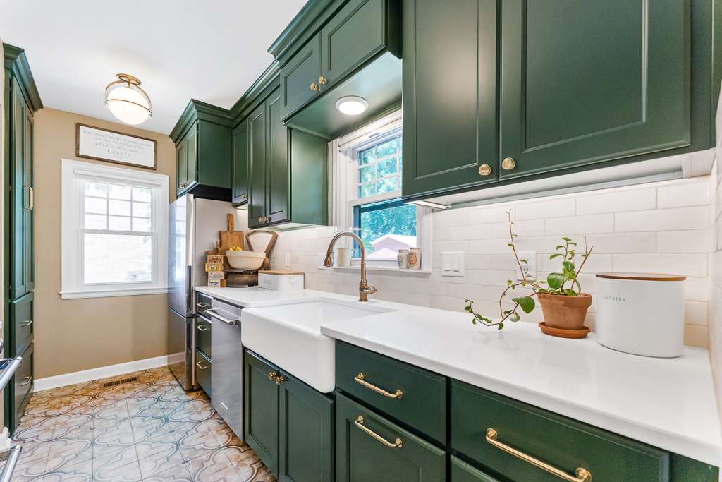 Beaverdale Vintage Modern Kitchen Remodel